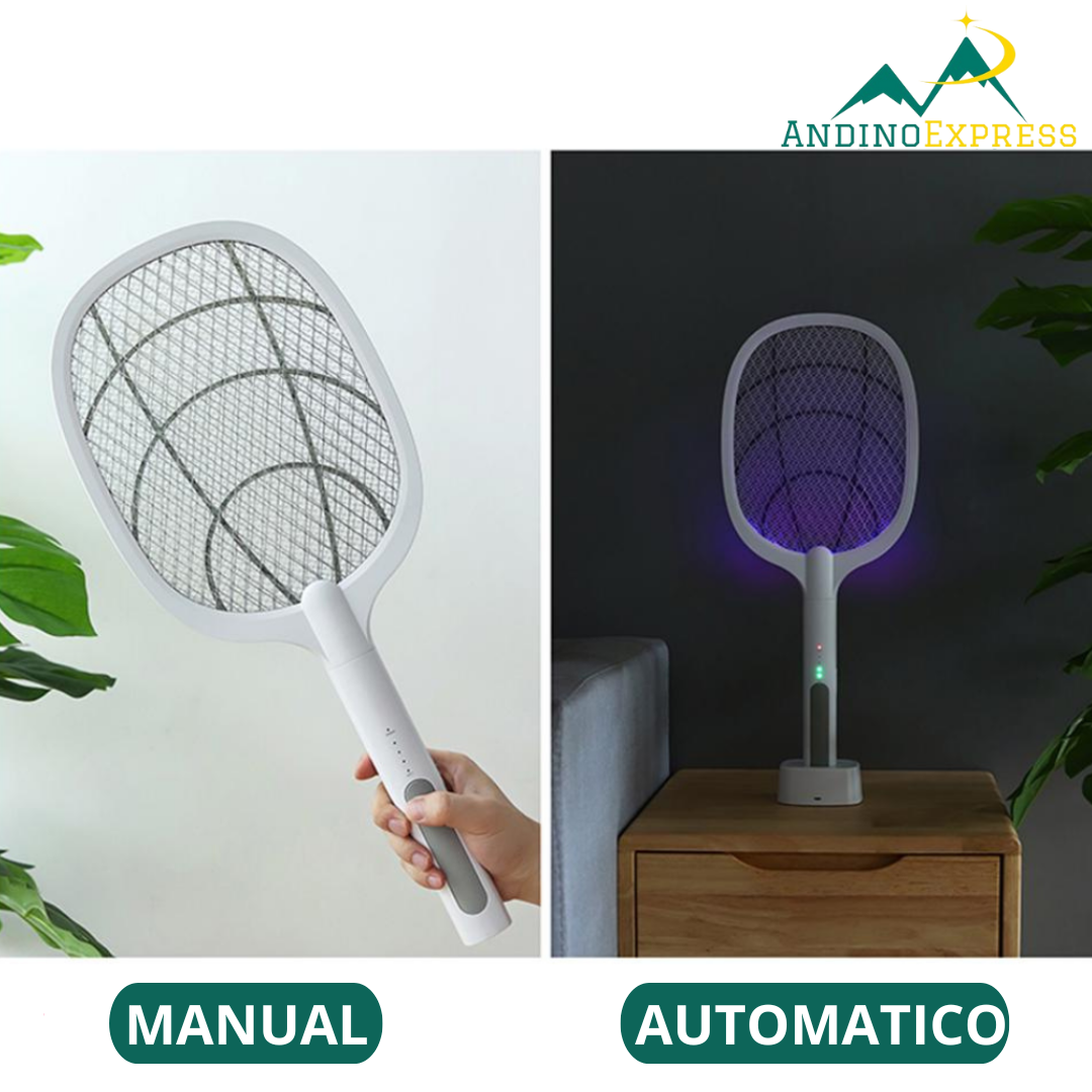 RAQUETA ANTIMOSQUITOS LUZ UV™